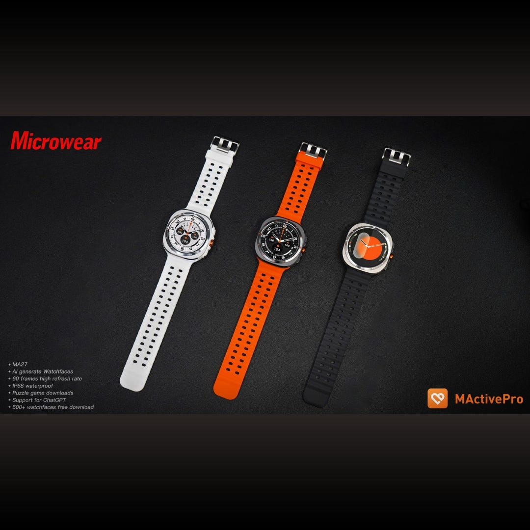 Smartwatch Microwear Ma27 Ultra Amoled Chat GPT Lançamento