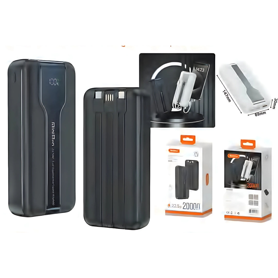 Carregador portátil Power Bank Minimen 10.000mah