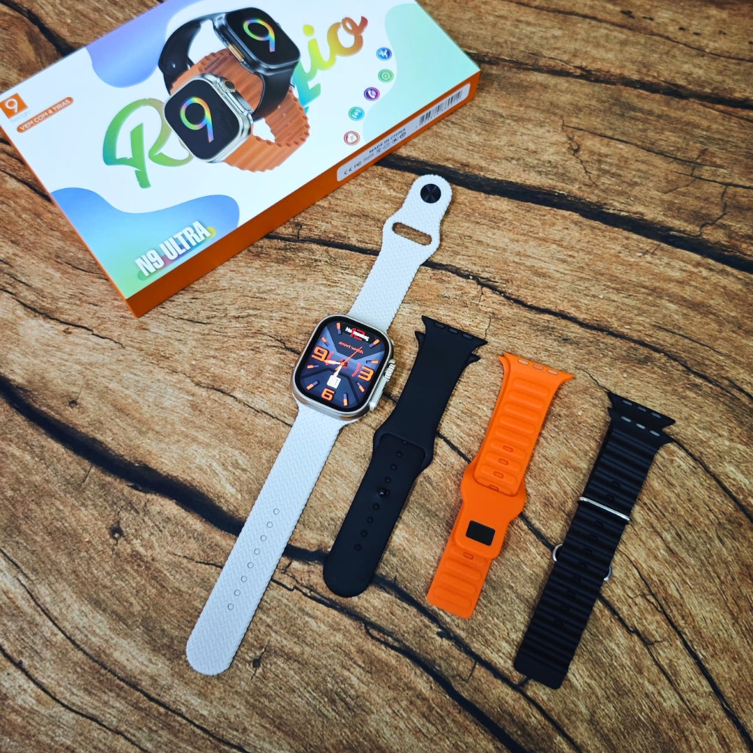 Smartwatch N9 Ultra 3 Série 10 Pulseira Extra