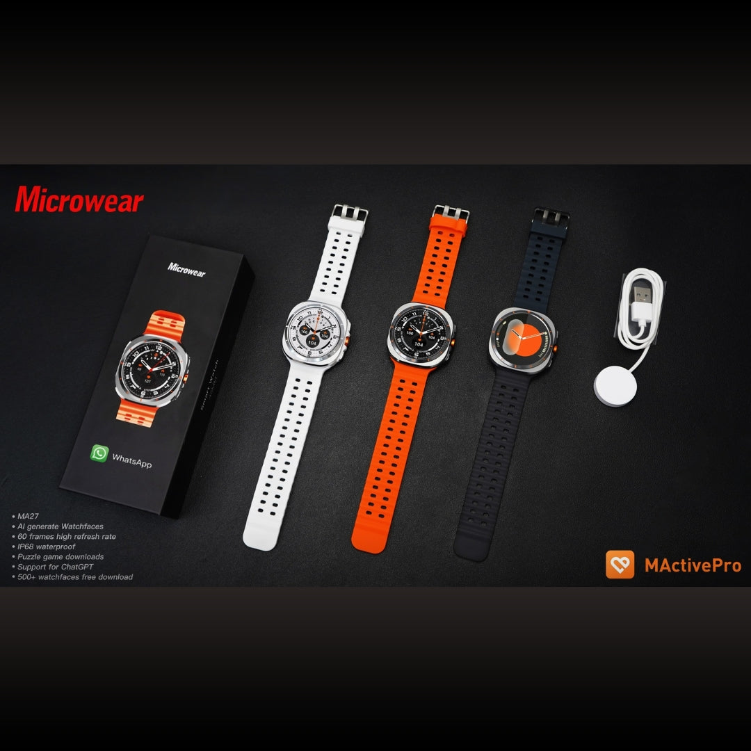 Smartwatch Microwear Ma27 Ultra Amoled Chat GPT Lançamento