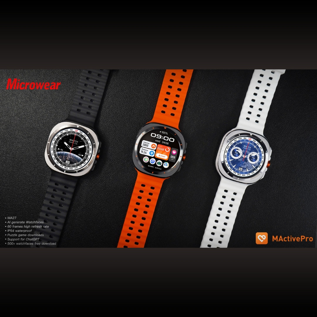 Smartwatch Microwear Ma27 Ultra Amoled Chat GPT Lançamento