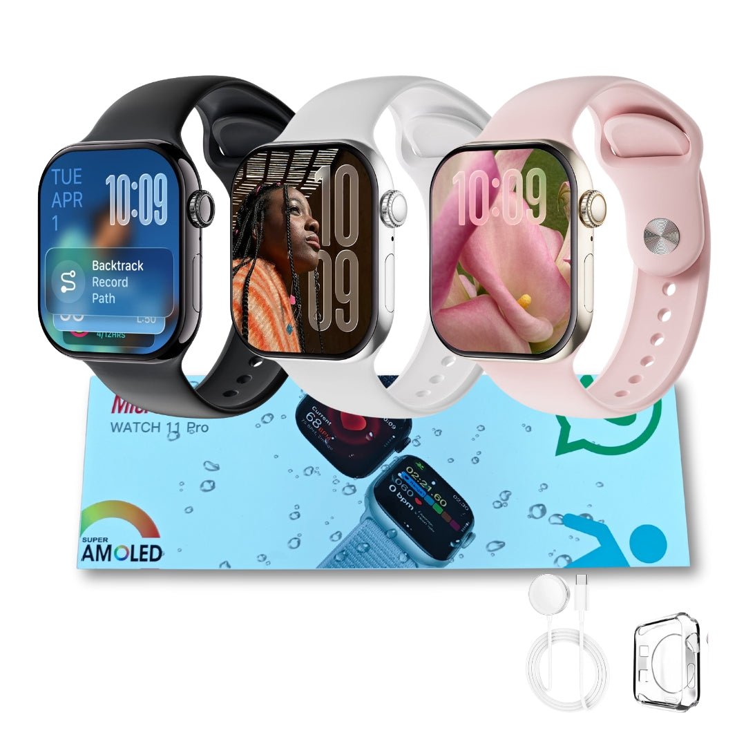 Smartwatch Microwear S11 46mm 1GB Série 11 Responde Whatsapp