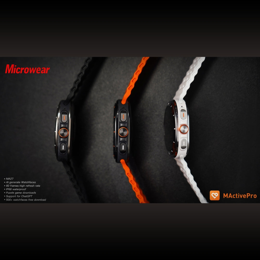 Smartwatch Microwear Ma27 Ultra Amoled Chat GPT Lançamento