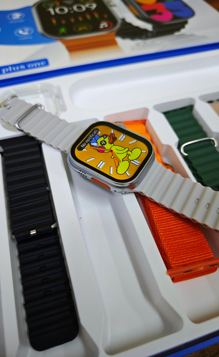 Smartwatch K9 ULTRA PRO MAX Série 9 7 Pulseiras