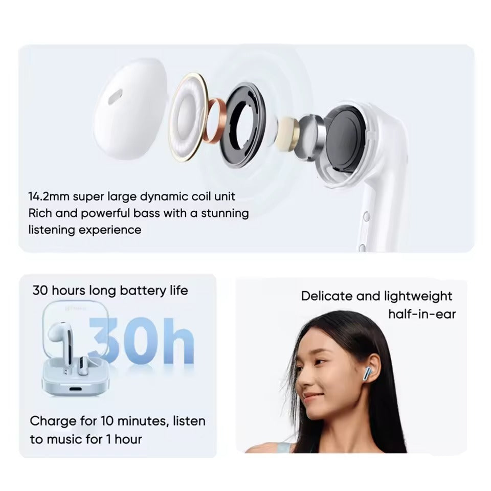 Fone de ouvido Bluetooth Xiaomi Redimi Buds 6 Active