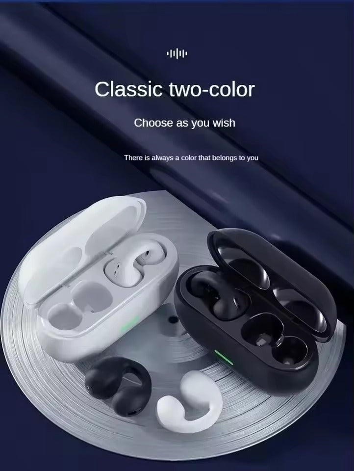 Fone De Ouvido Clip Brinco Bluetooth 5.3 Esportivo