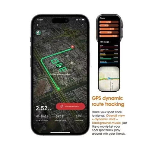 Smartwatch K9 ULTRA PRO MAX Série 9 7 Pulseiras