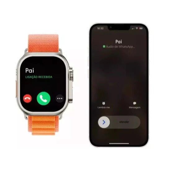 Smartwatch K9 ULTRA PRO MAX Série 9 7 Pulseiras